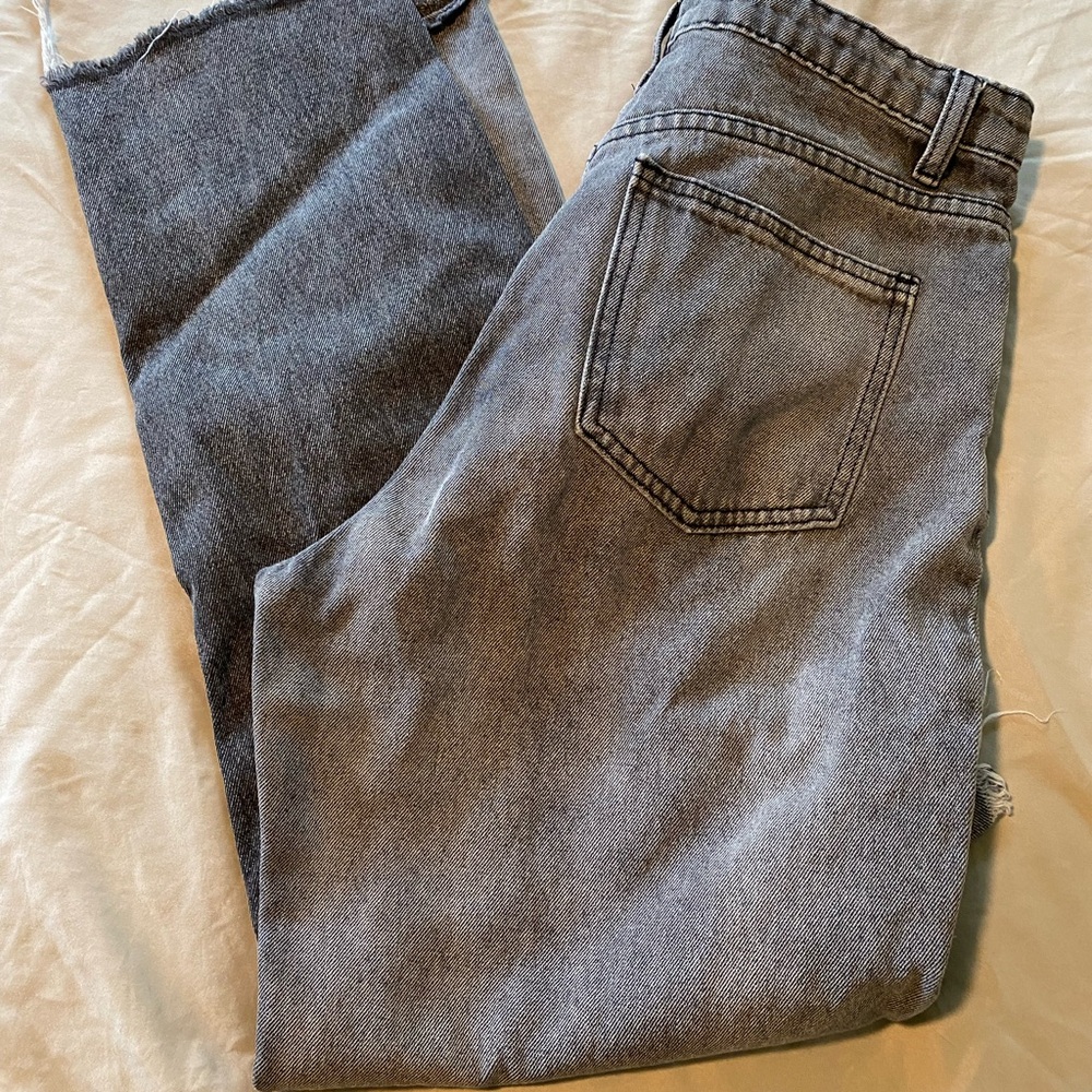 Fashion Brand Company Charcoal Wide Leg Jeans